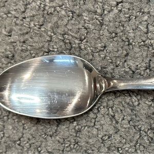 Vintage Jardinera Flower Pattern Stainless USA Silverware Serving Spoon 8”